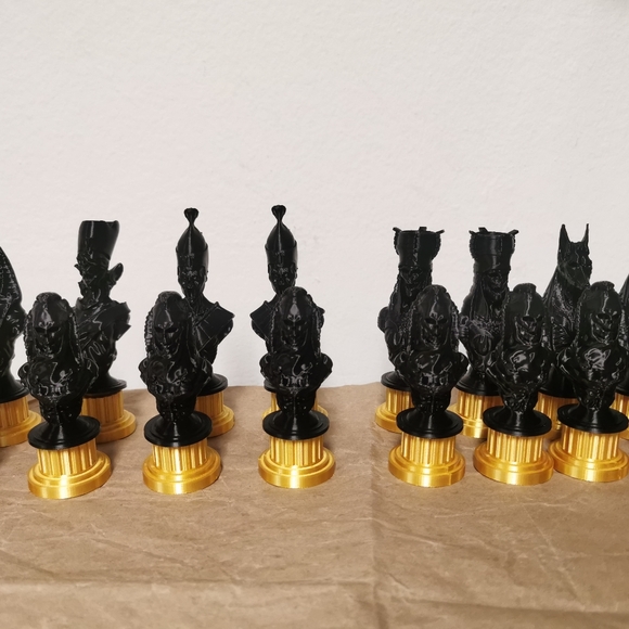 Egyptian Chess Pieces ( 32 Pieces Set- 3d Printed) - Picture 5 of 7